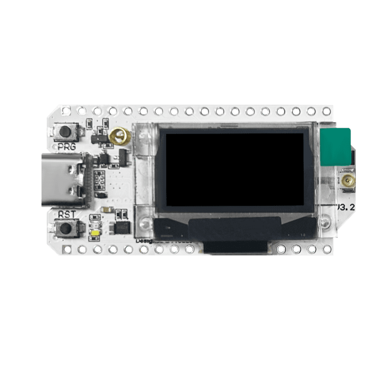 Top-down picture of heltec esp32 devboard
